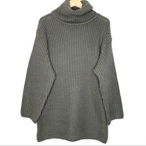 Calvin Klein Turtleneck Sweater Gray Size Medium